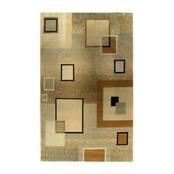 Tapete Marbella Quadrado Preto 248x350 cm Rayza