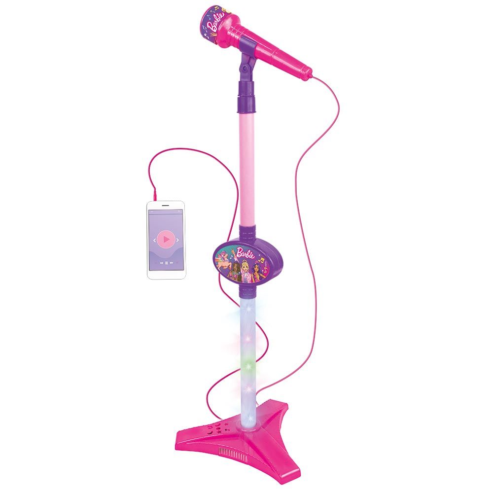 Barbie Microfone Dreamtopia Com Pedestal - Fun Divirta-se