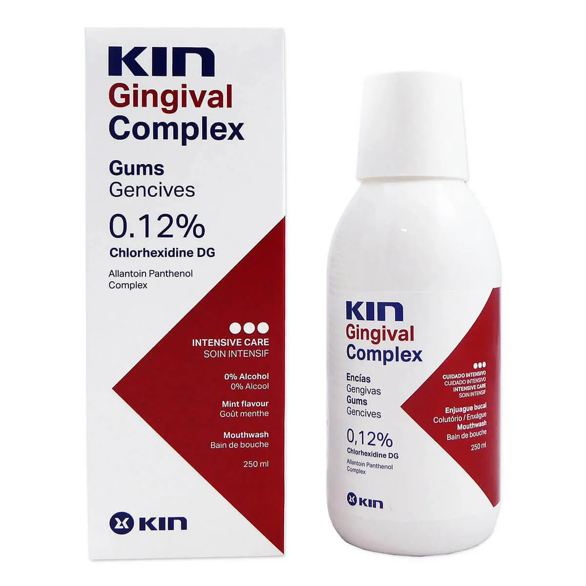Enxaguante Antisséptico Bucal Kin Gingival Complex Com 250Ml