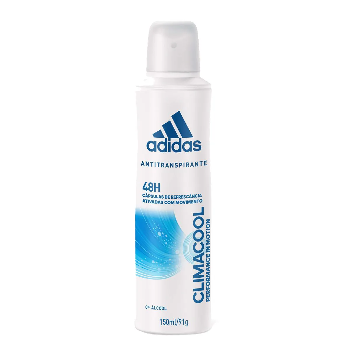 Desodorante Antitranspirante Aerosol Adidas Climacool Performance Motion Feminino 48H 150Ml