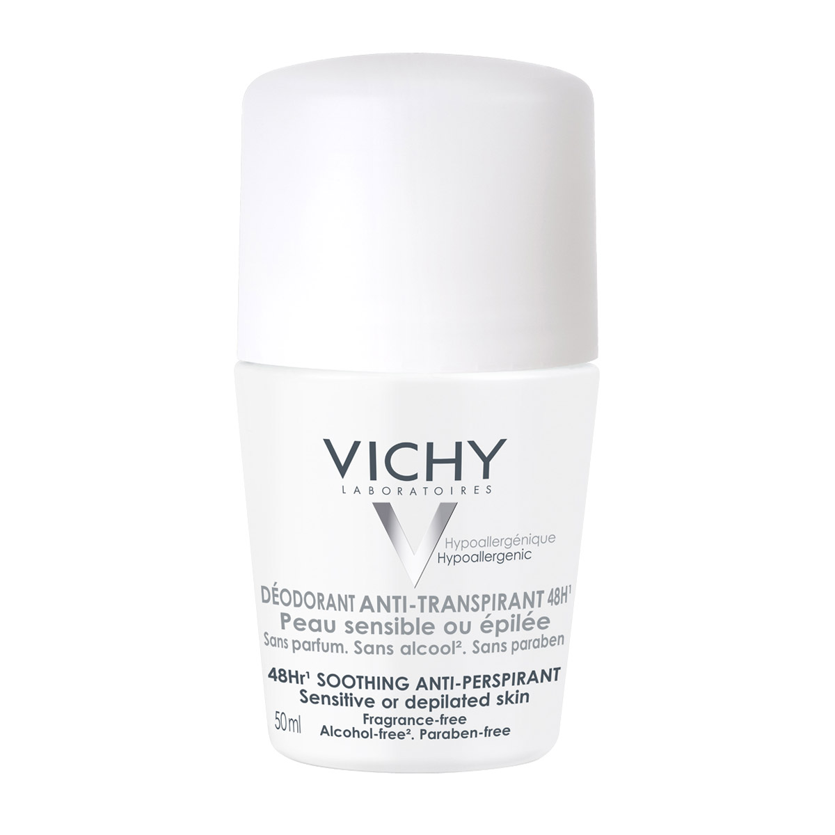 Desodorante Vichy Peles Sensíveis Roll-On Antitranspirante 50ml 50ml