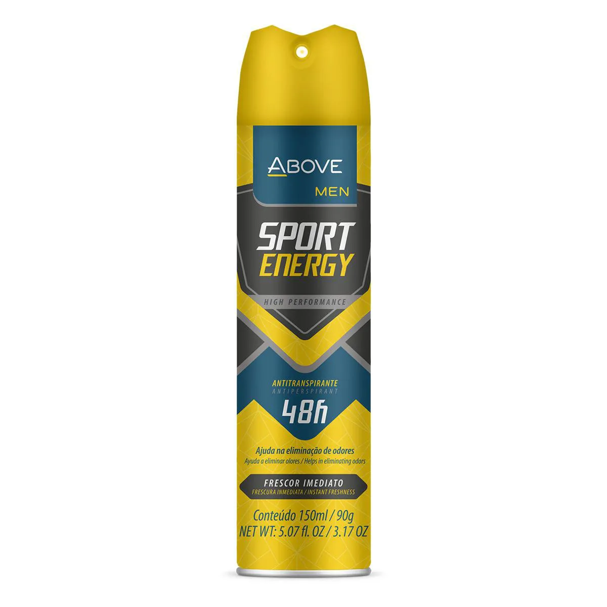 Desodorante Antitranspirante Aerosol Above Men Sport Energy 48H 150Ml