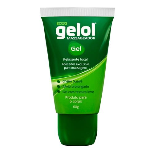 Analgésico Gel Massageador Gelol 60g