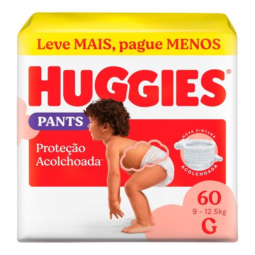 Fralda Huggies Supreme Care Roupinha G 60 Unidades