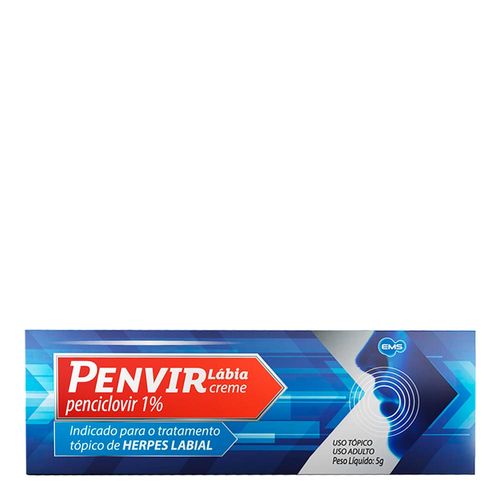 Antiviral Penvir Lábia 10mg/g 5g Creme