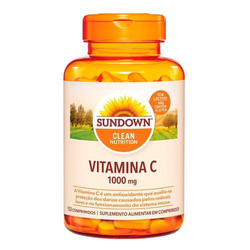 Suplemento Alimentar Sundown Vitamina C 1.000mg 133 Comprimidos