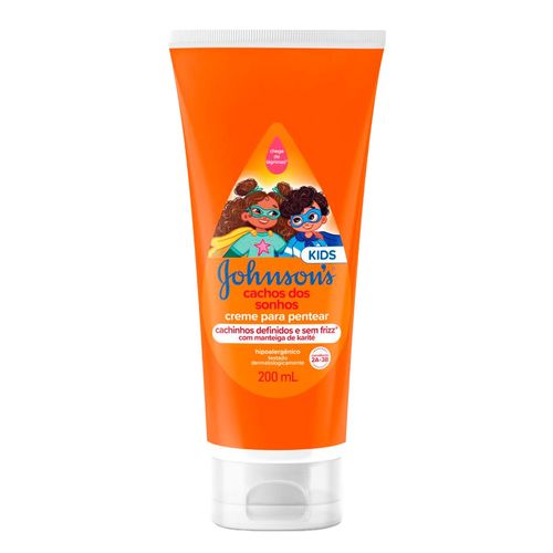Creme para Pentear Johnson's Baby Cachos dos Sonhos 200ml