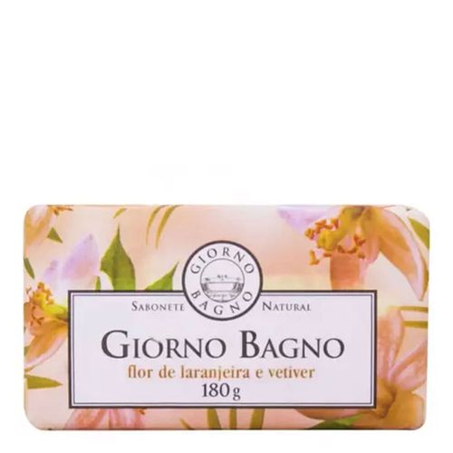 Sabonete em Barra Giorno Bagno Flor de Laranjeira e Vetiver 180g