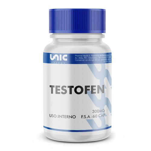Testofen 300mg com selo de autenticidade 60 Cápsulas