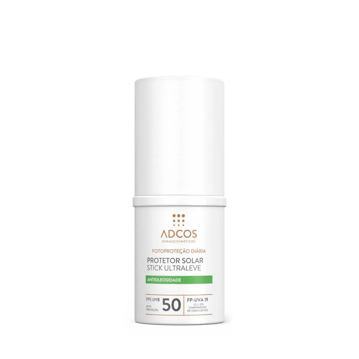 Protetor Solar Facial Adcos Stick Ultralevefps50 12G