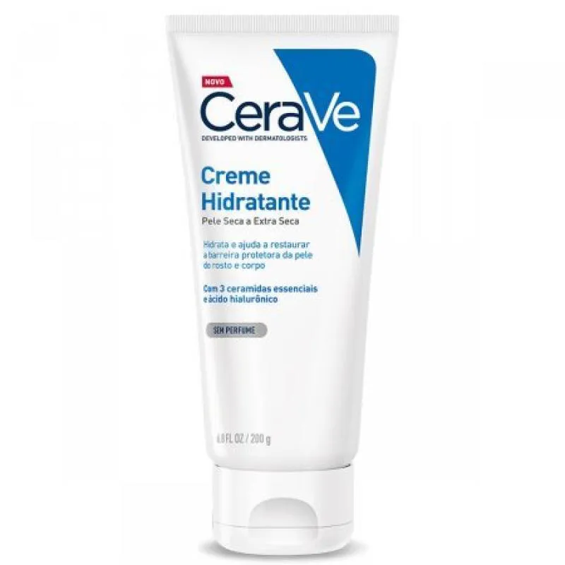 Creme Hidratante Cerave Para Pele Seca E Extra Seca 200G