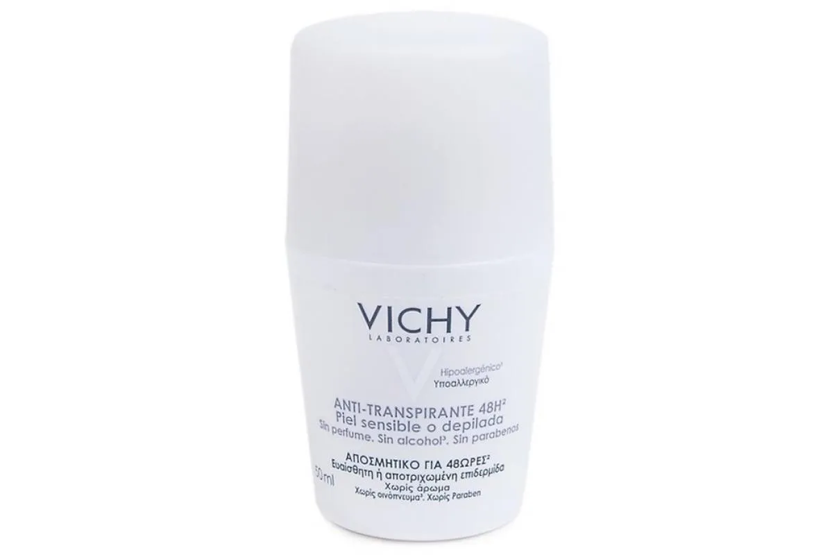 Desodorante Antitranspirante Roll-On Vichy Peles Sensíveis 48H 50Ml
