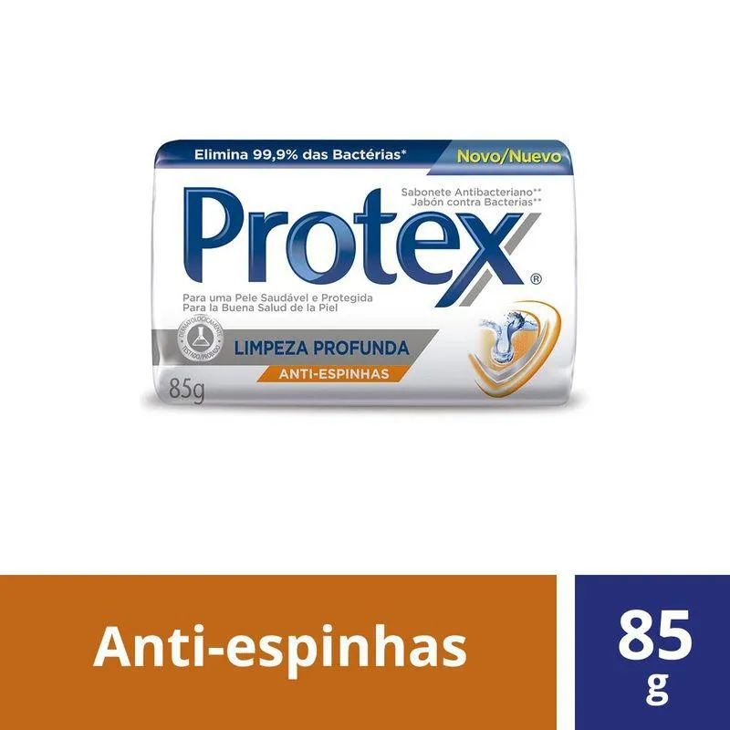 Sabonete Em Barra Protex Limpeza Profunda 85G