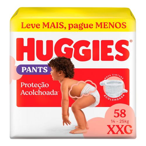 Fralda Huggies Supreme Care Roupinha XXG 58 Unidades