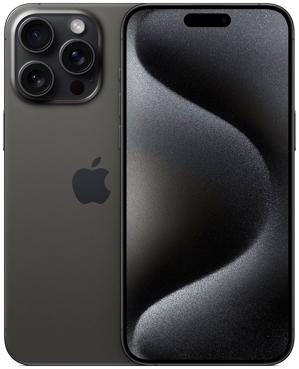 Смартфон Apple iPhone 15 Pro Max 512Gb черный титан esim+1sim