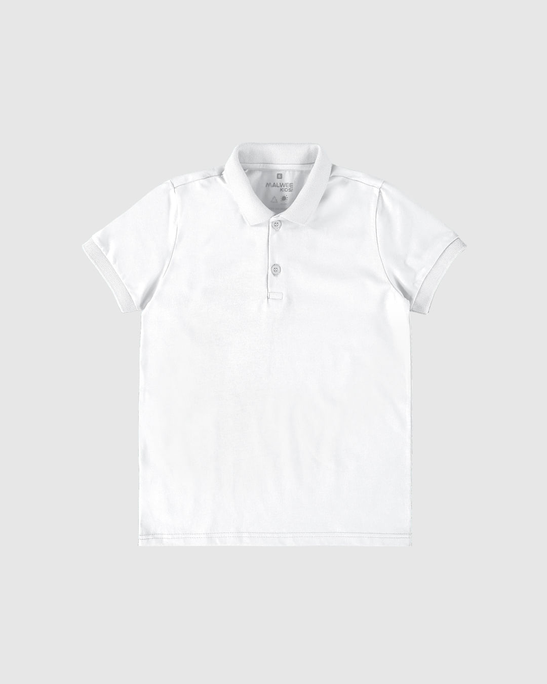 Camisa Polo Infantil Menino Peitilho Frontal Em Algodão Malwee Kids