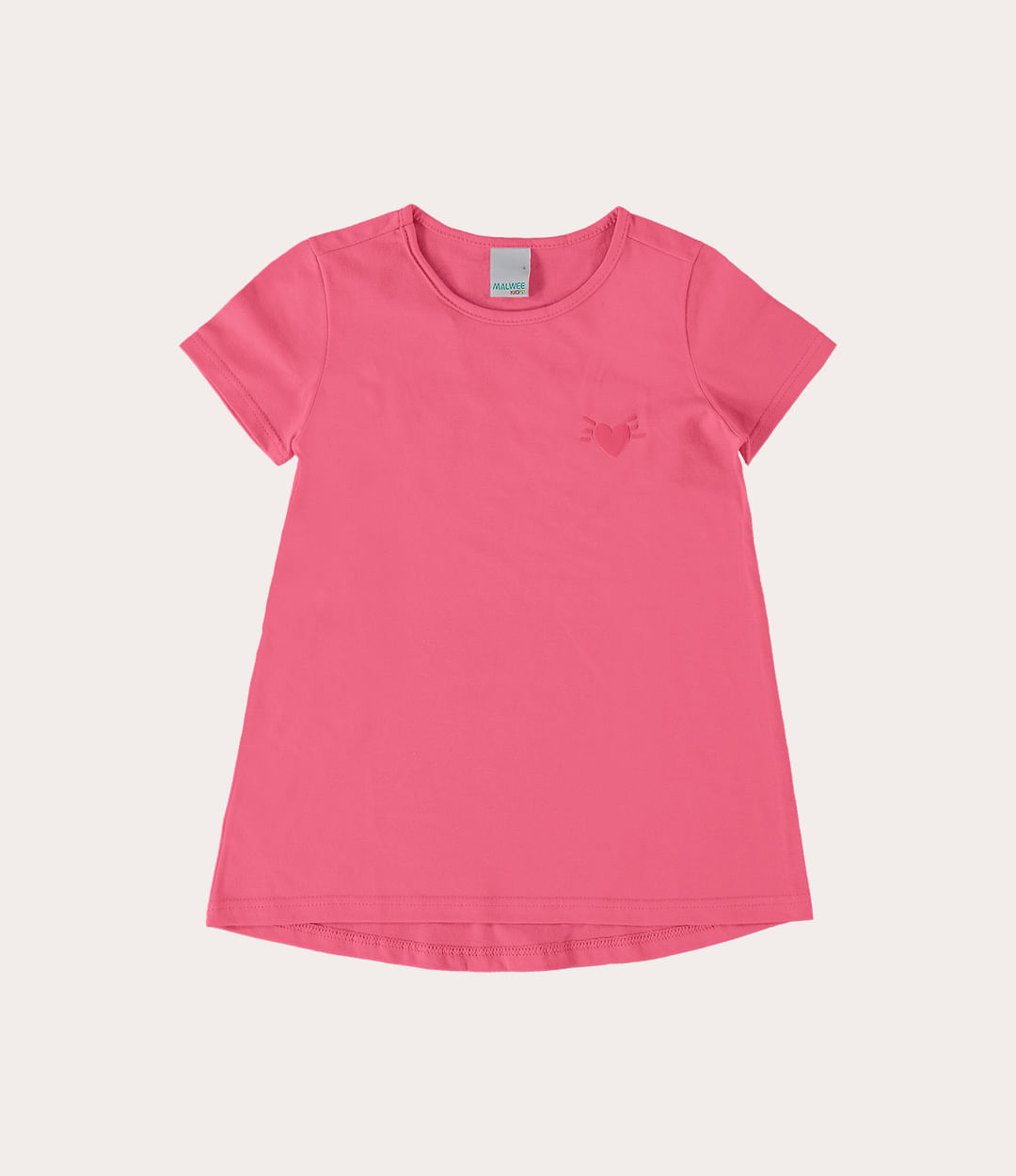 Blusa Infantil Menina Mullet Em Meia Malha Malwee Kids