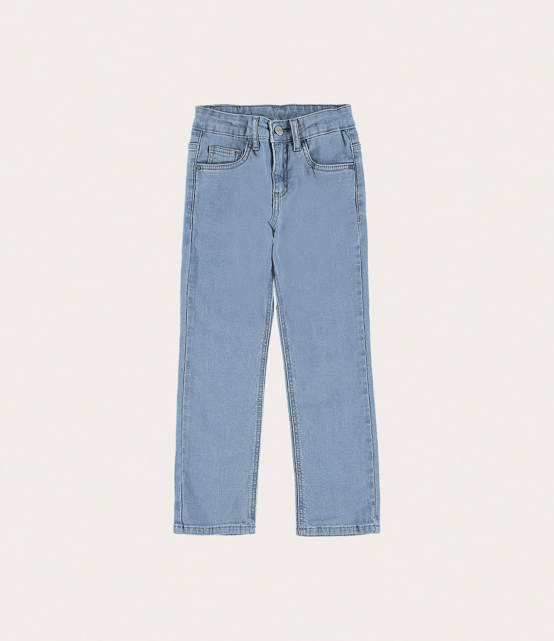 Calça Infantil Menino Slim Em Jeans Moletom Malwee Kids