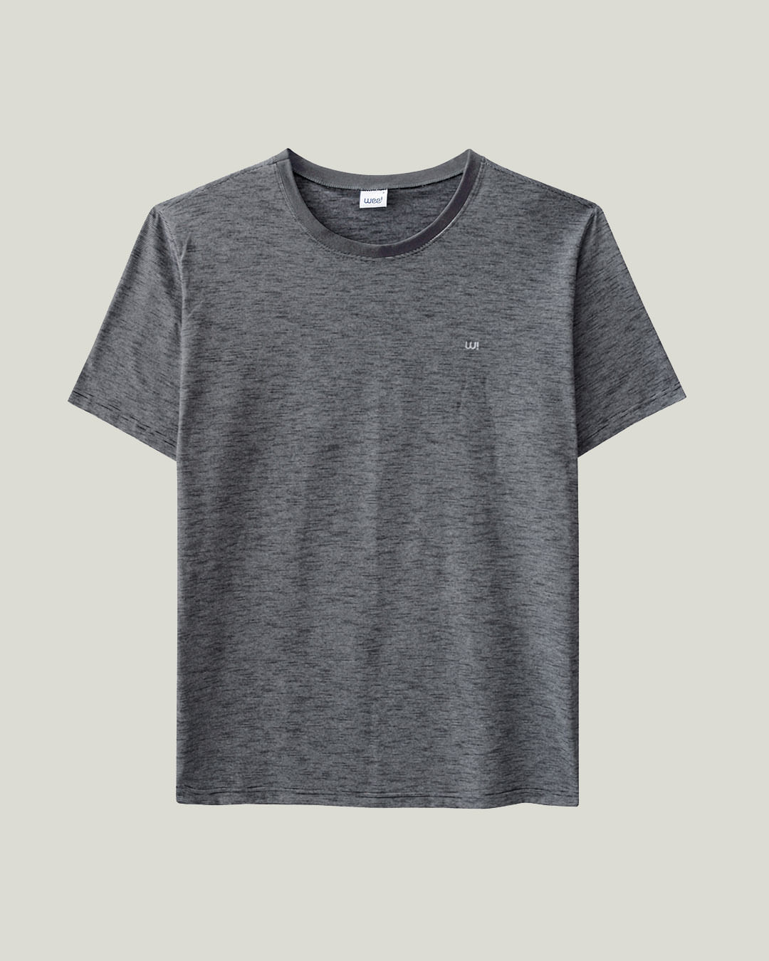 Camiseta Básica Masculina Plus Size Com Bordado