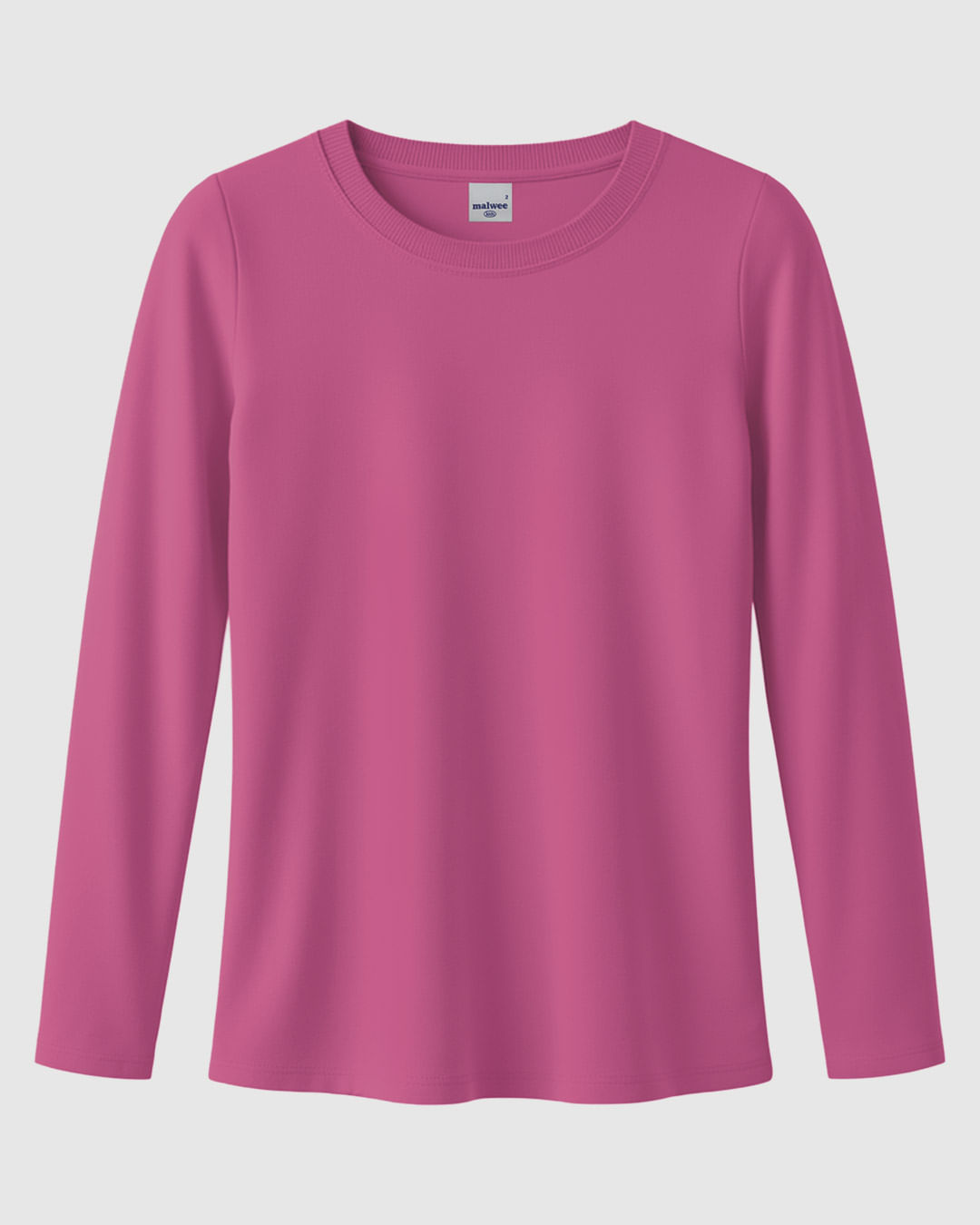 Blusa Infantil Menina Manga Longa Em Algodão Malwee Kids