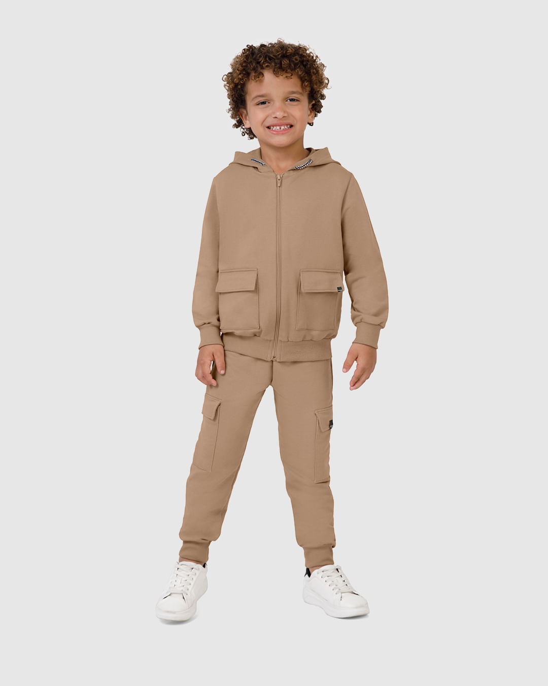 Jaqueta Infantil Menino Bolso Com Lapela Em Moletinho Malwee Kids