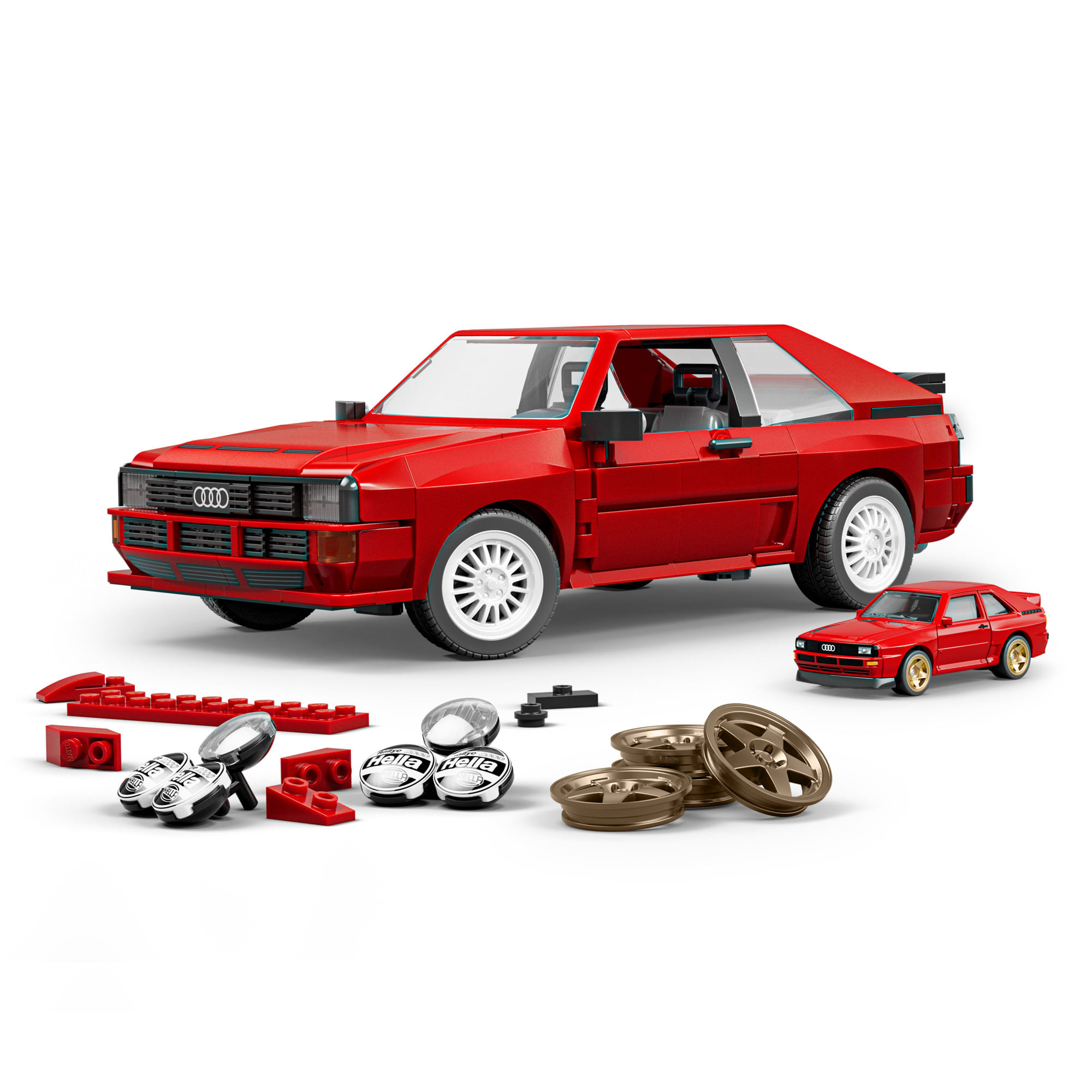 Hot Wheels Brick Shop Elite 84 Audi Sport Quattro - Mattel