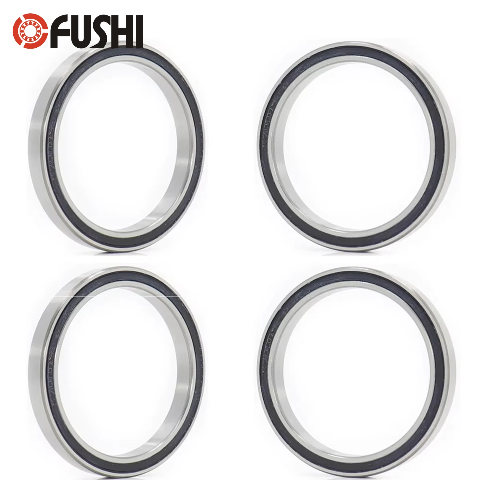 4PCS Bearing 6707RS 6708RS 6709RS 6710RS Slim Thin Section Ball Bearings 6707 6708 6709 6710 Bearing