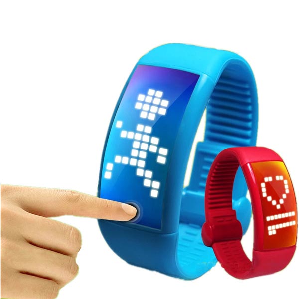 8GB Personalized Signature 3D Wrist Pedometer Smartwatch