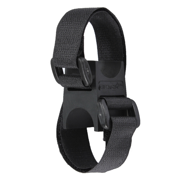 LED Flashlight Adhesive Mount Strap Holster 20.5cm