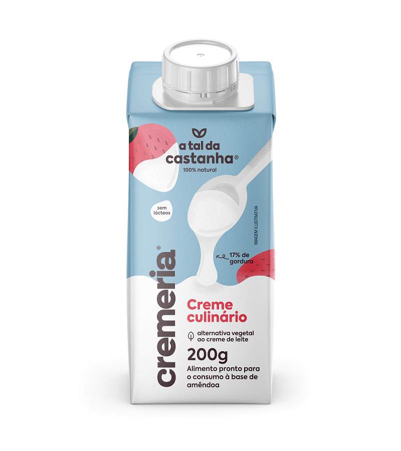 Creme Culinário Vegetal Cremeria 200 ML - A Tal da Castanha