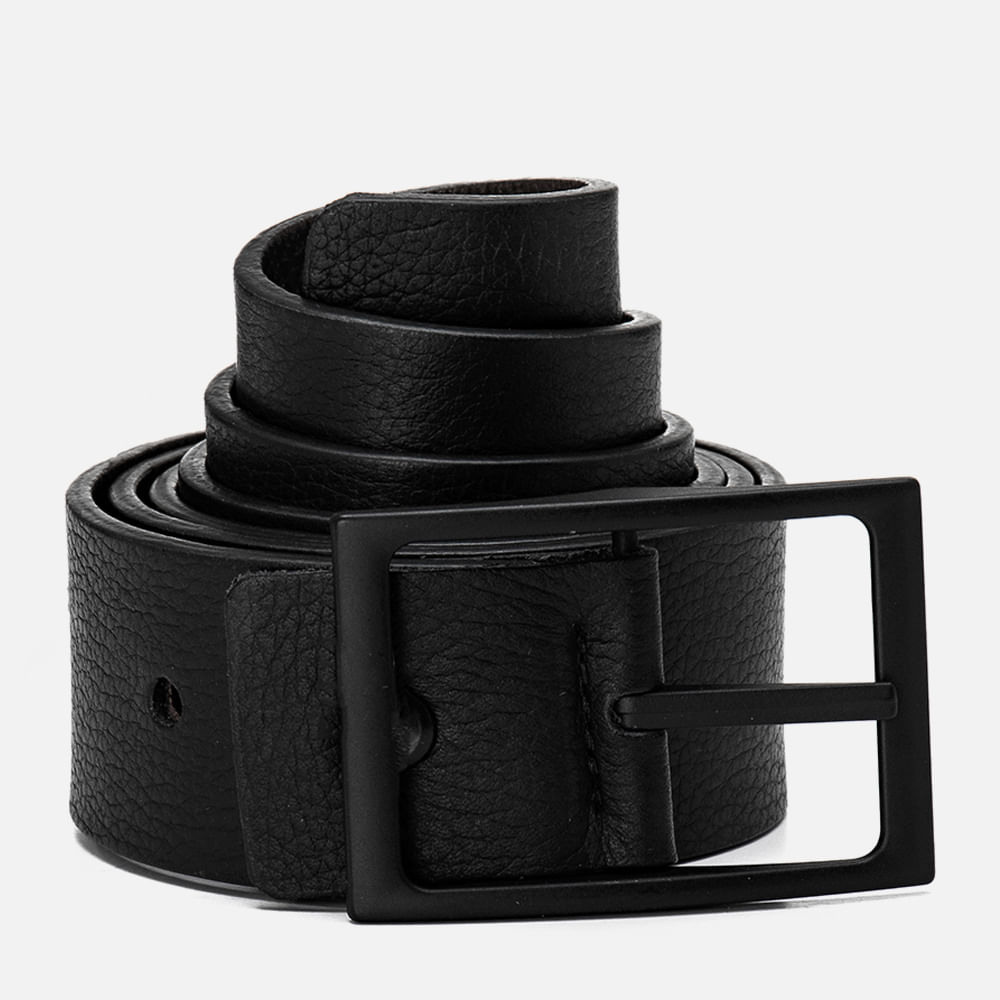 Cinto Casual Esporte Fino Feito em Couro Bovino Floater 2 em 1 Dupla Face Preto Café Fivela Preta Giratória Masculino Milano Cafe/preto 13547