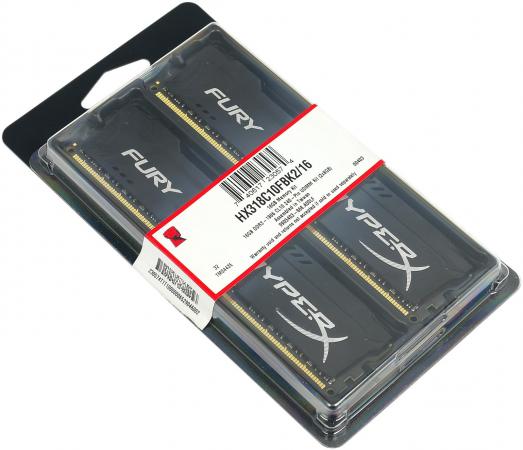 Оперативная память 16Gb (2x8Gb) PC3-15000 1866MHz DDR3 DIMM CL10 Kingston...